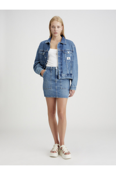 Calvin Klein Logo Detail Denim Jacket