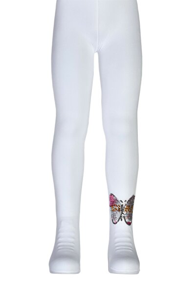 Dore Çorap جوارب طويلة للأطفال مزينة بالترتر بنمط مايكرو 50_D1