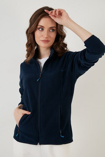 Lela Stand γιακά με φερμουάρ Fleece Ζακέτα Γυναικεία Fleece 5907002