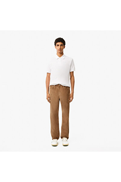 Lacoste Erkek Straight Fit Casual Kahverengi Pantolon