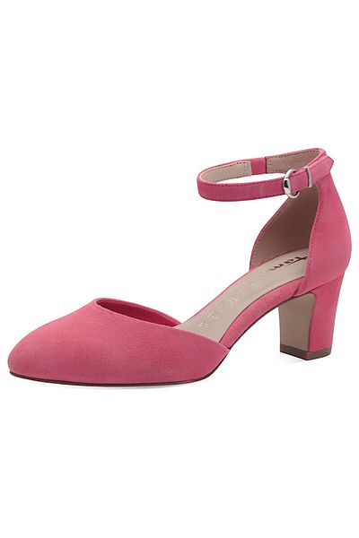 Tamaris Damen Pumps 1-22401-42 Rosa 531 Candy Leder Mit Touch-it & Antislide/anti-shokk Absatz