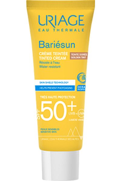 Uriage BARIESUN SPF50+ MOIST GOLD TINTED CREAM (1+1 FREE)