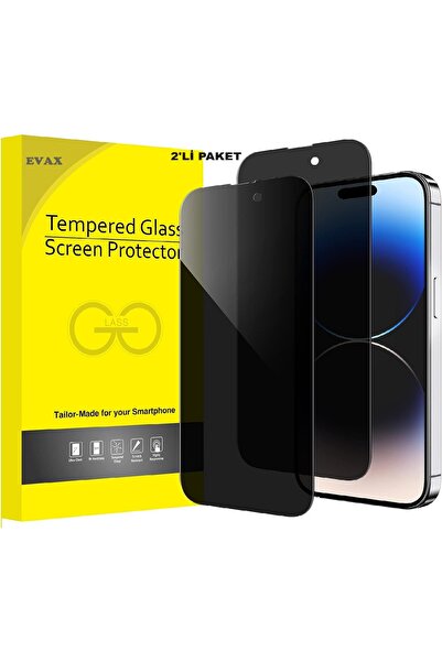Evax (2'Lİ GUARD HAYALET) Iphone 14 Pro Uyumlu Hayalet Tam Kaplayan Guard Ser...