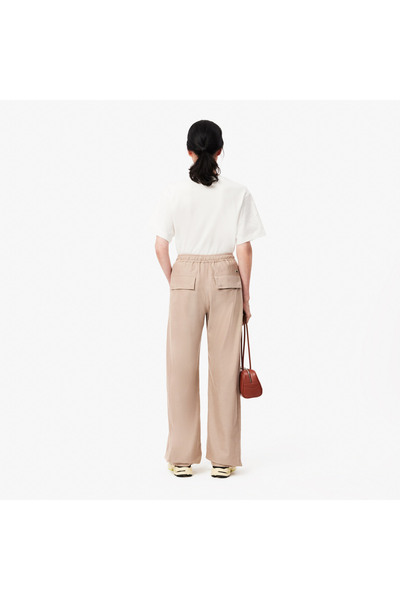 Lacoste Kadın Wide Fit Bej Pantolon