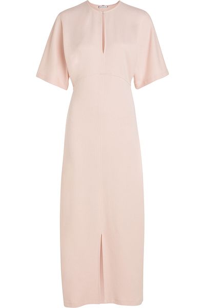 Tommy Hilfiger Keyhole Slit Maxi Fit And Flare Dress