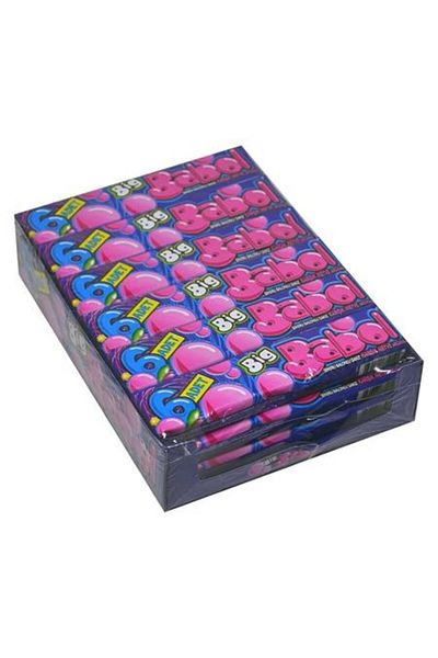 Big Babol Sugar Bubble Gum Mixed Fruit Flavored 18 Pieces X 27 g