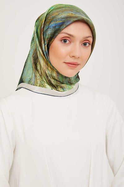 Armine Nostalgia Series Twill Silk Scarf 9012-63Nt