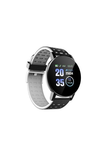 Moodix We23k18b Smartwatch – Schwarz & Grau, Gesundheits- & Aktivitätstracker