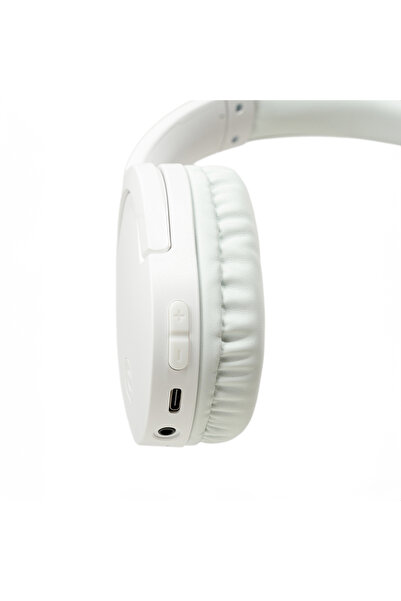 Moodix KO23BT1100W Bluetooth On-Ear Headphones, White