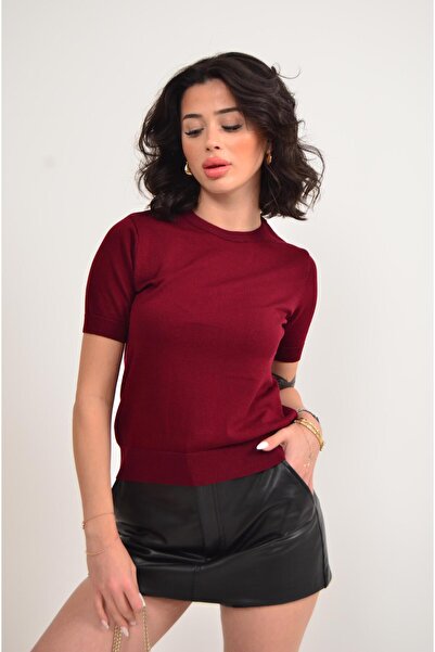 Figo Women's Short Sleeve Knitwear