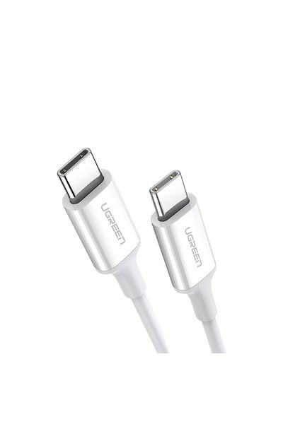 Ugreen غطاء USB 2.0 C M/M ABS بطول 2 متر - أبيض