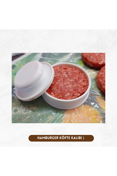 Kurabiyeklb Hamburger Köfte Kalıbı Köfte Presi Köfte Şekillendirici Pratik Kö...