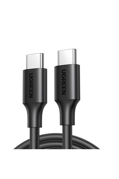 Ugreen كابل شحن ومزامنة بيانات USB-C إلى USB-C بطول 1 متر - أسود