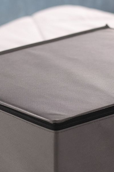 Vedsey Home Organizer Μεσαίου μεγέθους 50x25x20 cm Σετ 3 τεμαχίων - Βάση, Καναπές-κρεβάτι κάτω μέρος και οργάνωση ρούχων, γκρι ανθρακί