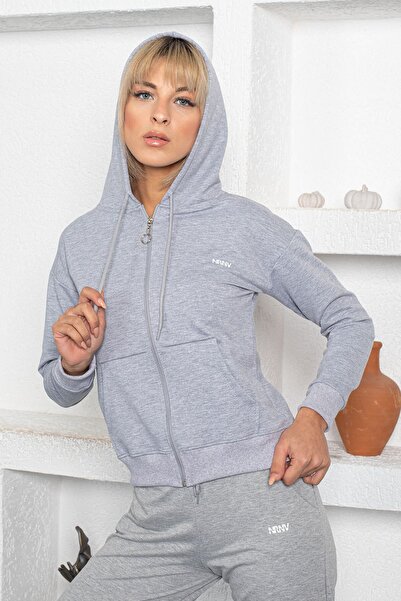 nurneva basic Matriță cu două fire bumbac moale Swea tricou Gri