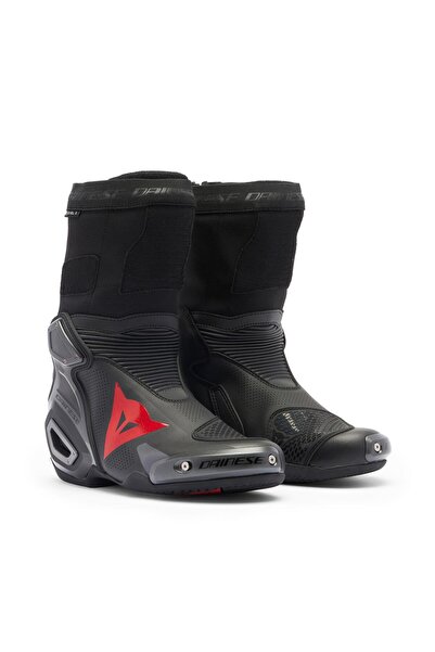 Dainese Axial 2 Air Black Red Fluo Deri Bot