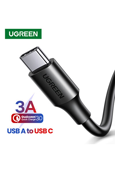 Ugreen كابل شحن ومزامنة بيانات USB إلى USB-C بطول 2 متر - أسود