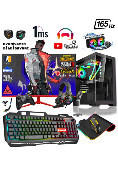 Zeiron Xtreme V60 Ryzen 7 5700x 32gb Ram 1tb M.2 Nvme Ssd Rtx3060 12gb 27" 165hz Oyuncu Masaüstü Bilgisayar