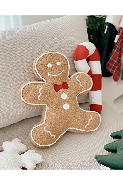 Hestia Home Yılbaşı Kurabiye Adam Yastık