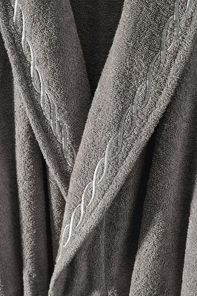 Doqu Home Μπουρνούζι και πισίνα προσώπου Helena - Ecru-Grey S/M-L/XL