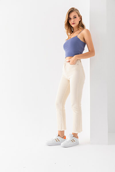 Q BEST JEANS PREMIUM KALİTE LİKRALI FLARA PAÇA PANTOLON