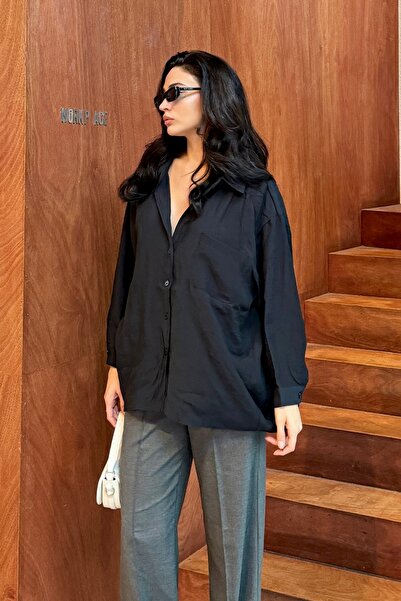 Serica Moda Košulja sa spuštenim ramenima Oversize kroj