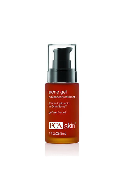 PCA Skin Acne Gel Advanced Treatment Facial Gel with 2% Salicylic Acid, 1oz