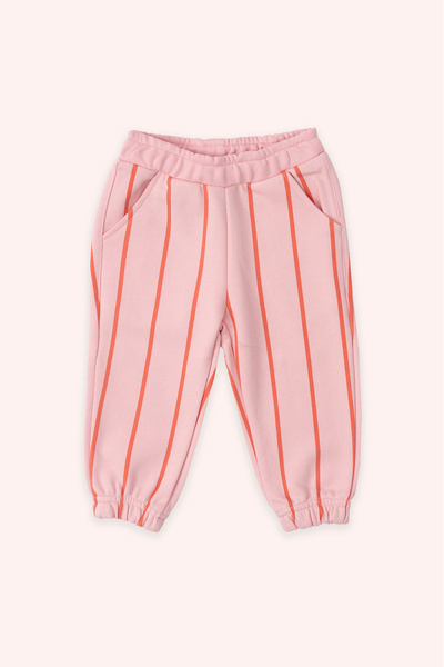 Panço Kız Bebek Çizgili Pembe Eşofman Altı