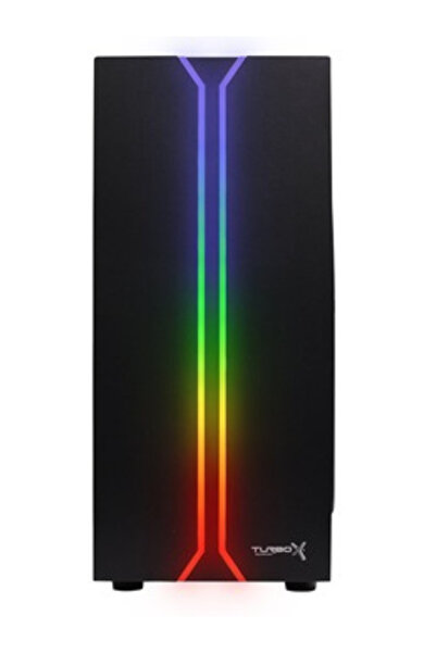 TURBOX Larnean X310b 400w Psu Çift Şerit Led Usb 3.0 Mid Tower Oyuncu Bilgisayar Kasası