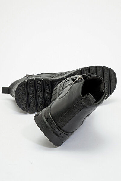 Hammer Jack Ανδρικές μπότες με χοντρή σόλα Comfort Casual από γνήσιο δέρμα HJ 24865M ΜΑΥΡΟ