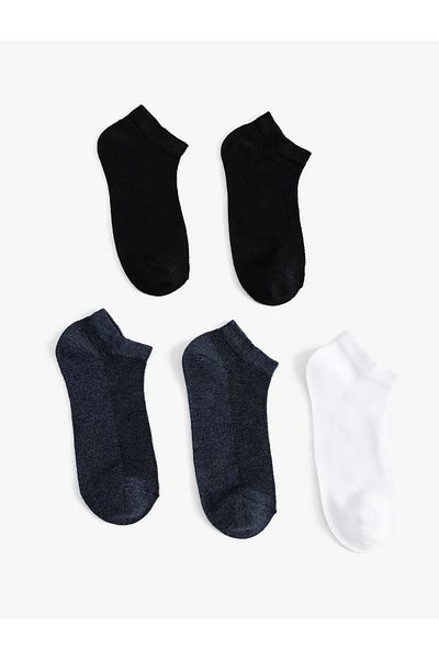 Koton Σετ 5 κάλτσες μποτάκια Basic Cotton Blended