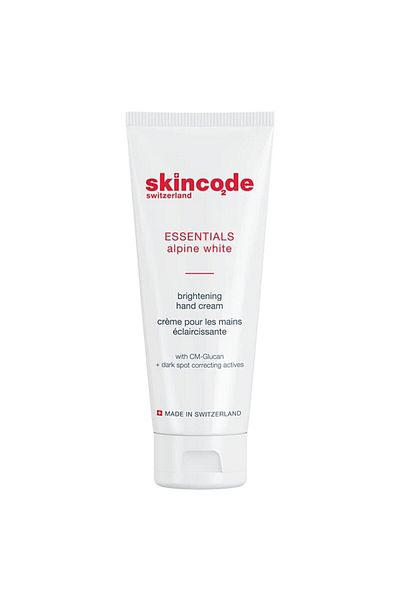 Skincode Essentials Alpine White Brightening Hand Cream, 75ml