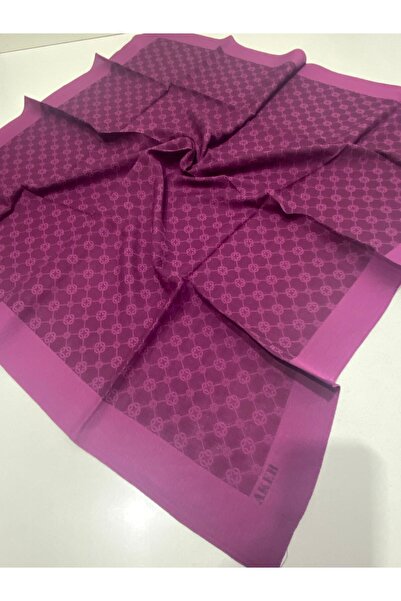 Themizel Elegance Monogram Eşarp - 1090500-994-Koyu Fuşya