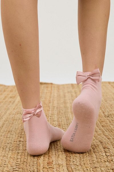 Katia&Bony Дамски чорапи Pink Bow Modal