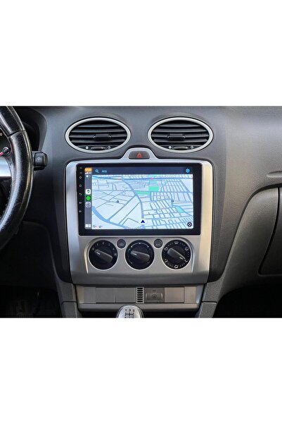 Carnavi FOCUS 2 MANUEL KLİMA 4gb ram 64gb UYUMLU 9İNÇ CARPLAY-ANDROİD AUTO MULTİMEDYA VE HD GERİ KAMERA