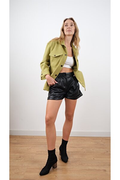 Miapiashop Deri Şort
