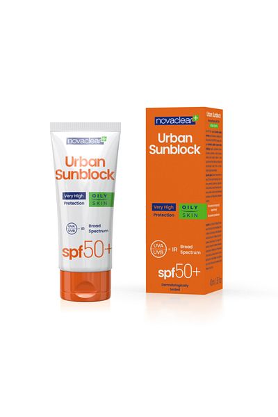 Novaclear Urban Sunblock Spf 50 + for Oily Skin, 40ml