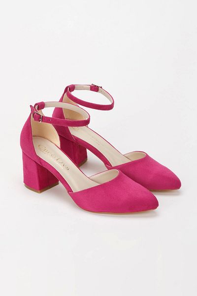 MFT AYAKKABI Fuchsia Short Heeled Casual Women's Shoes