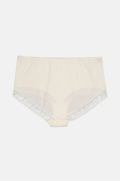 Tchibo Women High Waist Slip Briefs, Cream