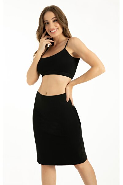 Love Dream Bambu Uzun Jüpon , Etek Astarı