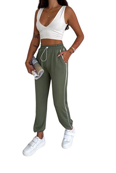 PUCKA Çağla Ribbed Women's Zippered Trousers - 2374