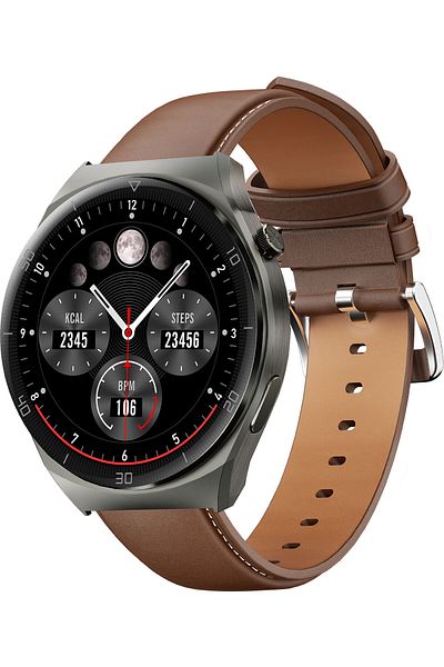 AUKEY Sw-2U-Gy Smart Watch 3.6cm Amoled Screen and 15 Days Battery Life Ip68 Gray