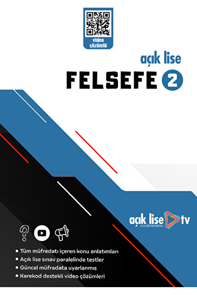 Açık Lise TV Açık Lise Felsefe 2 - Konu Soru - Güncel Müfredat
