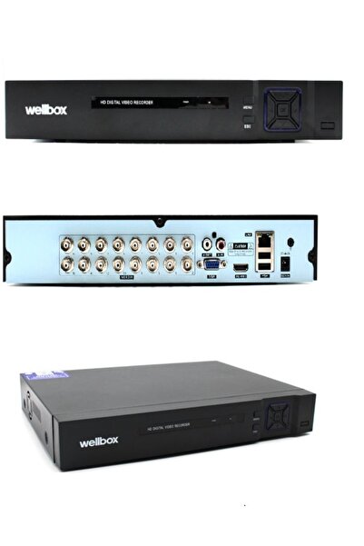 wellbox Dvr Kayıt Cihazı 1080n 16 Kanal 5 In 1 Ahd/CVI/TVI/Analog Güvenlik Kamera Kayıt Cihazı