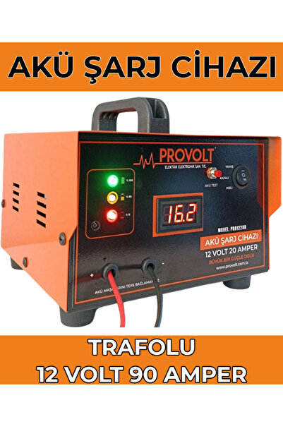 Akü Şarj Cihazı 12 Volt 90 Amperlik Akü Için