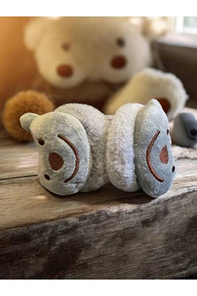 Zekids Παιδικά ακουστικά με φιγούρα αρκουδάκι με βελούδινα μαλλιά