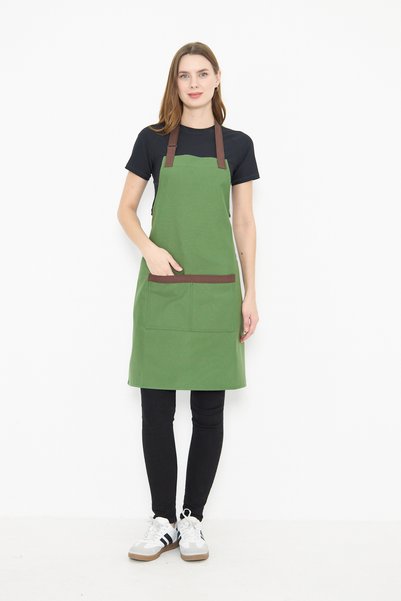 Monki Haus Water Repellent Stain Resistant Cafe Barista Ceramic Pastry Cook Waiter Florist Restaurant Cafe Apron Women Apron