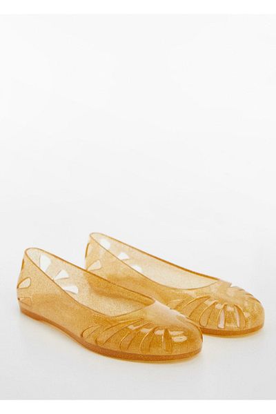 MANGO Woman Balerina cu sclipici