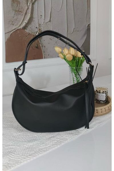 adrbags Geantă de mână și de umăr pentru femei Fox Model Black
