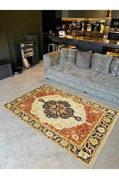 Rugs Modern Halı Barcelona Collection Antique Traditional Patterned Vintage D...
